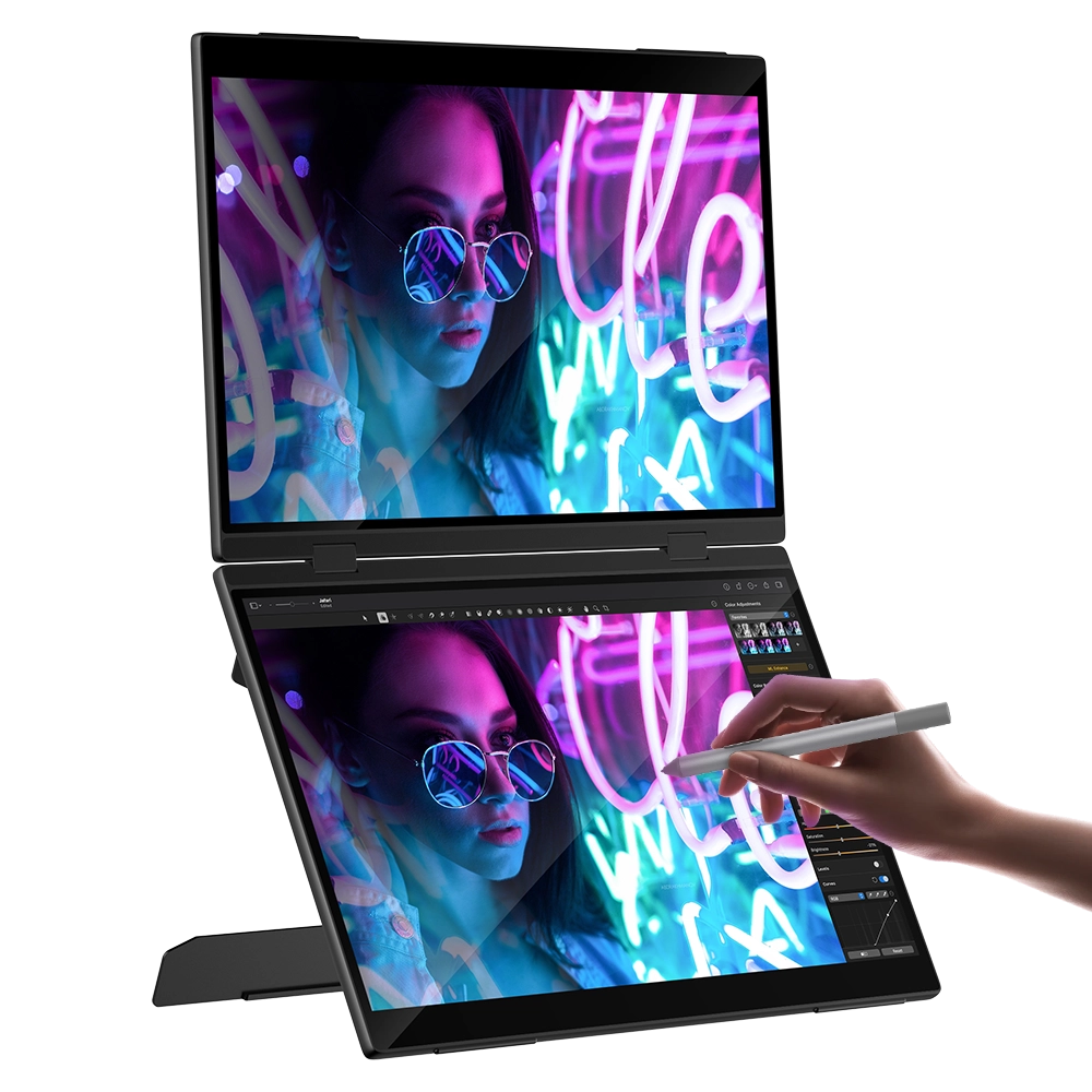 Delta Pro Touch - شاشة مزدوجة 16 بوصة بدقة 2.5K مع قلم لمس
