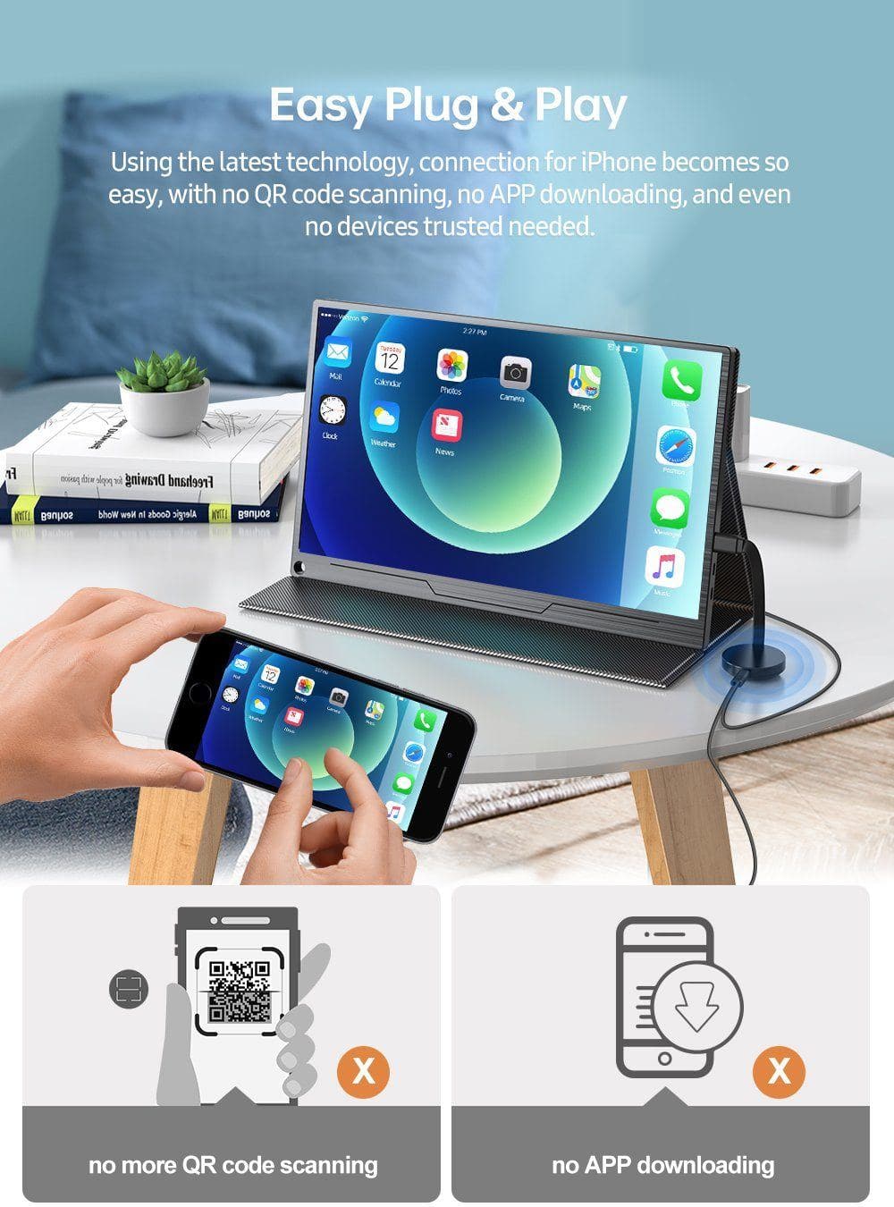 UAdapter - ميراكاست آيفون، أندرويد، دونجل عالمي